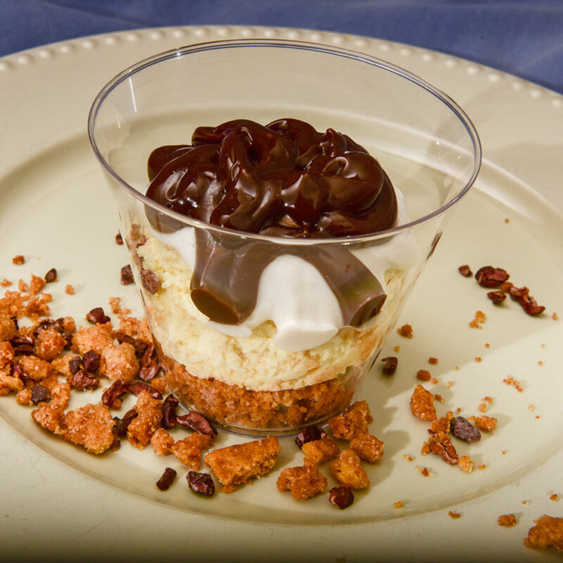 Nana's Cheesecake Sundae - Fudge Nana's Cheesecake Sundae - Fudge